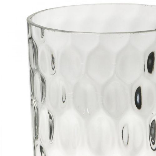 Prodotto Vaso per fiori, vaso in vetro, vetro candela, lanterna in vetro Ø11,5 cm H18,5 cm