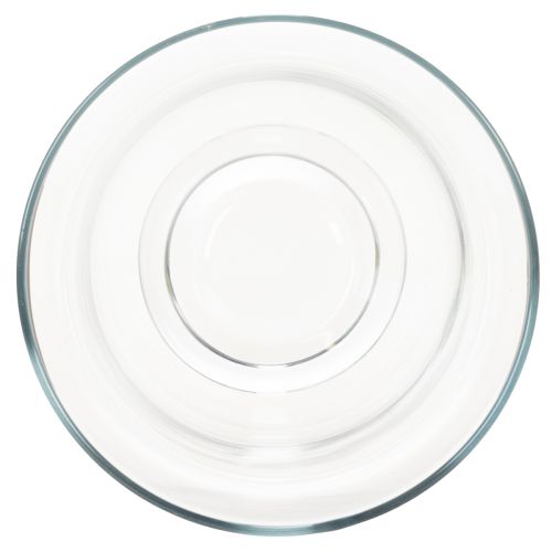 Prodotto Portacandele/vaso in vetro per un design d'interni suggestivo con eleganza classica, 25 cm