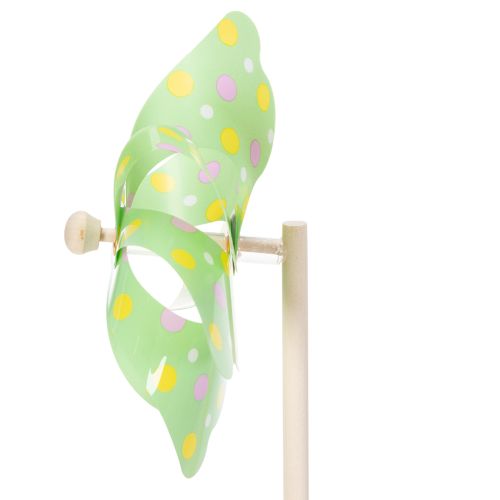 Prodotto Decorazione da giardino a forma di mulino a vento da posizionare nelle aiuole, 47 cm, 3 pezzi