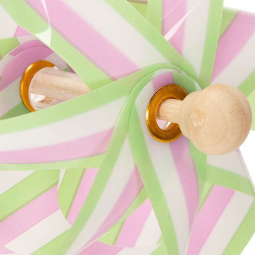 Prodotto Paletto da giardino a forma di mulino a vento, decorazione attraente per patio, giardino e balcone, 47 cm, 3 pezzi