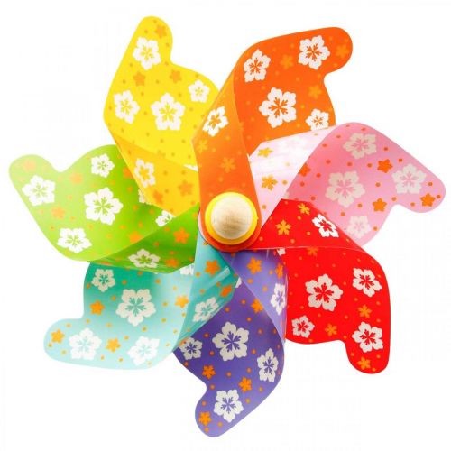 Girandola da giardino Girandola da giardino Decorazione da giardino colorata Ø31cm H75cm