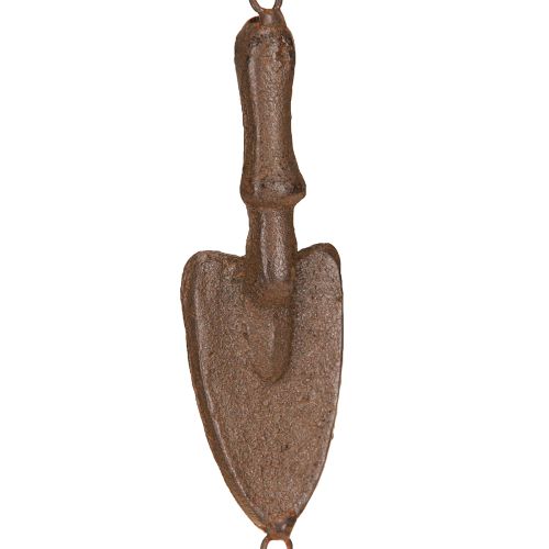 Prodotto Campanello a vento in metallo, decorazione per attrezzi da giardino, marrone Ø13cm H76cm