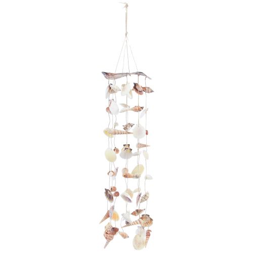 Floristik24 Carillon a vento con decorazione a conchiglia da appendere H80 cm