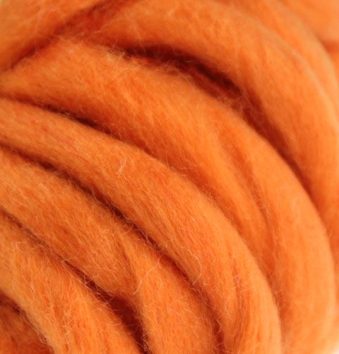 Prodotto Nastro di lana arancione 50 g / 9 m