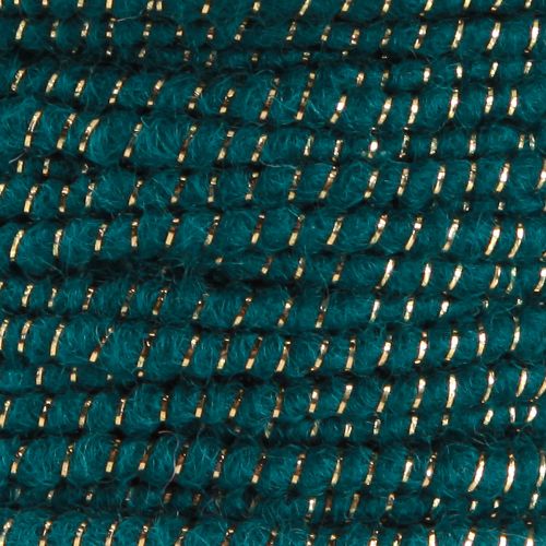 Prodotto Filo di lana con filo di feltro cordone di lana turchese oro Ø5mm 33m