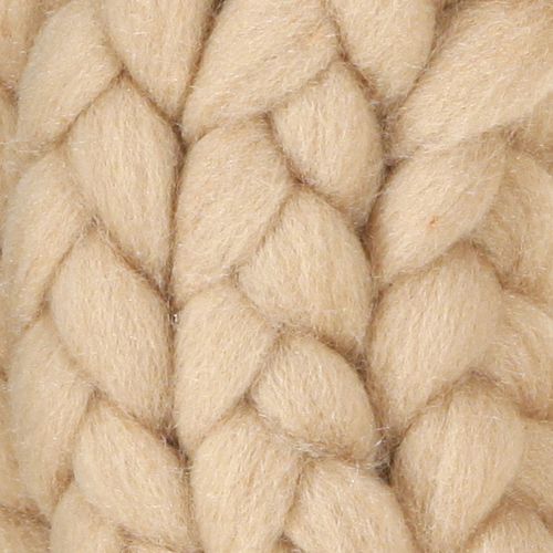 Prodotto Ghirlanda decorativa in feltro di lana da appendere marrone chiaro Ø25cm L4cm