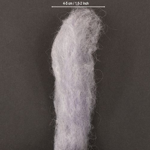 Prodotto Nastro di lana viola chiaro, 10 m, lana decorativa per fiori e artigianato