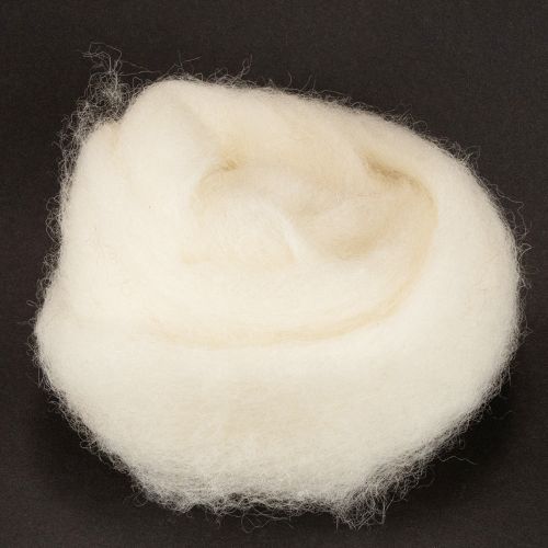 Nastro di lana bianca, 2 m, lana decorativa per lavori artigianali e confezioni