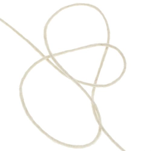 Prodotto Cordone di lana bianco 3 mm 100 m
