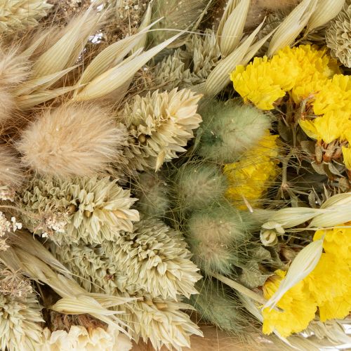 Prodotto Ghirlanda di fiori secchi, decorazione naturale per tavolo, soggiorno e corridoio, 25 cm