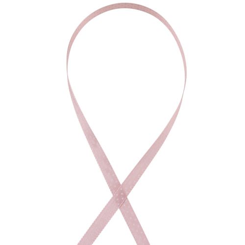 Prodotto Nastro regalo nastro decorativo punteggiato rosa antico 10 mm 25 m