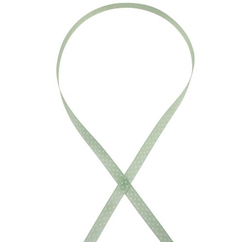 Prodotto Nastro regalo nastro decorativo punteggiato verde menta 10 mm 25 m