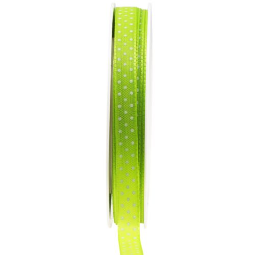 Prodotto Nastro decorativo punteggiato nastro regalo Verde maggio 10 mm 25 m