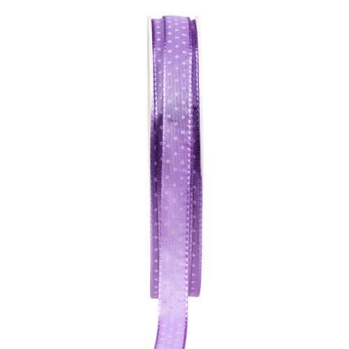 Nastro regalo nastro decorativo punteggiato viola 10 mm 25 m