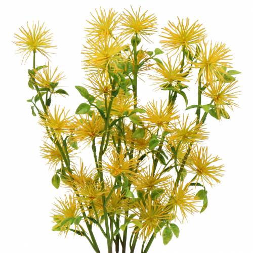 Floristik24 Fiore di seta di xantio giallo 53cm 6pz