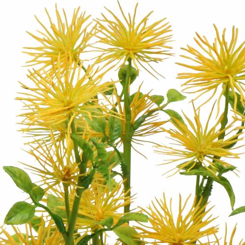 Floristik24 Fiore di seta di xantio giallo 53cm 6pz