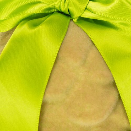 Ciondoli a forma di pigna artificiale con nastro e fiocco regalo, 23 cm, 3 pezzi | Floristik24.it