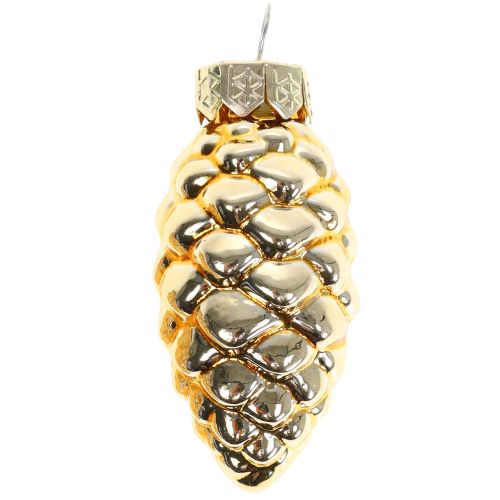 Prodotto Coni mix di vetro oro 5 cm 14 pz