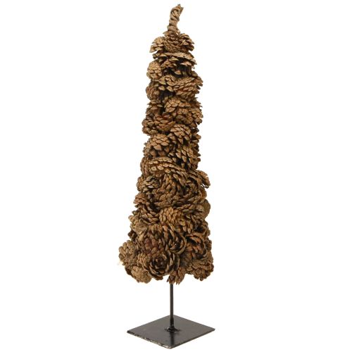 Floristik24 Decorazione a cono per albero di Natale, naturale, 14×50cm