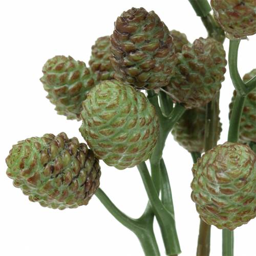 Floristik24 Cone Branch Green 33cm Pianta artificiale come la cosa reale!