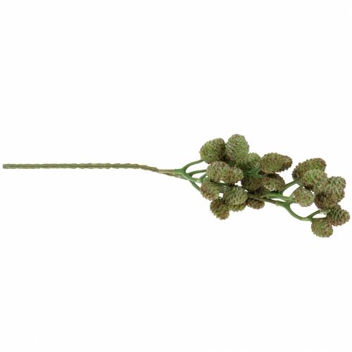 Floristik24 Cone Branch Green 33cm Pianta artificiale come la cosa reale!