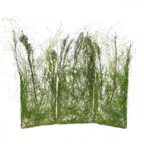 Floristik24 Decorazione erba per stare con rami Decorazione finestra verde 105x50cm