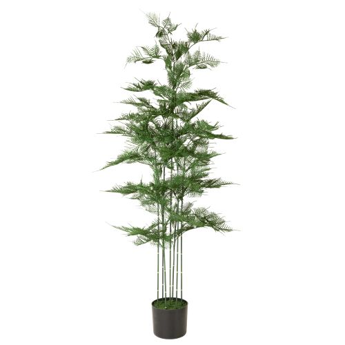 Bambù artificiale, verde, 132 cm, pianta da appartamento