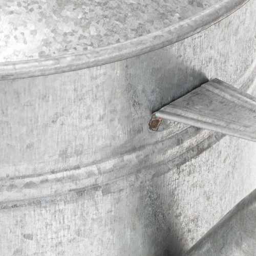 Annaffiatoio vintage in zinco, 27 cm - fioriera per giardino e patio, vaso da fiori in metallo | Floristik24.it