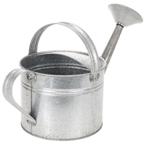 Annaffiatoio vintage in zinco, 27 cm - fioriera per giardino e patio, vaso da fiori in metallo | Floristik24.it