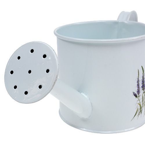 Floristik24 Annaffiatoio in zinco Ø10,5cm H10cm con lavanda