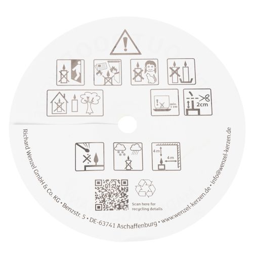 Prodotto Candela profumata alla citronella per esterni in secchiello: illuminazione d'atmosfera e repellente per insetti, 15 cm
