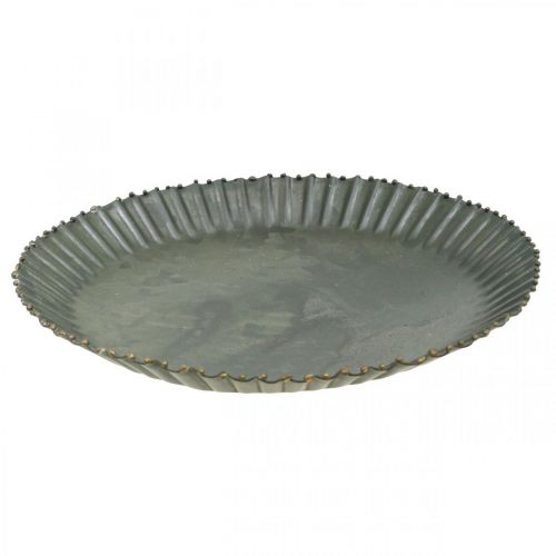 Prodotto Placca decorativa placca di zinco placca di metallo antracite oro Ø17cm