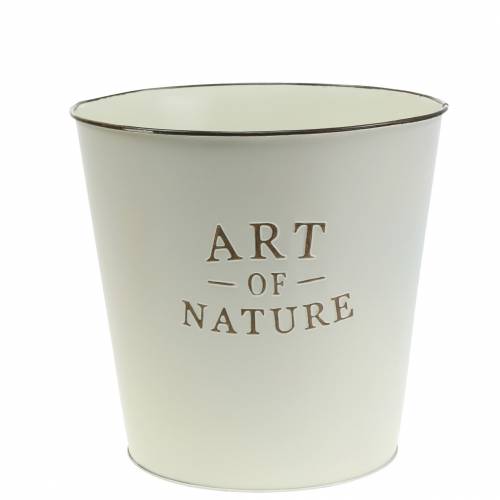 Prodotto Fioriera Zinco Art of Nature Crema Ø17,5cm H15cm