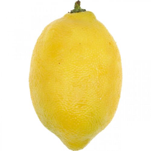 Floristik24 Frutta artificiale, limone, frutta decorativa L8,5 cm Ø5 cm 4 pezzi