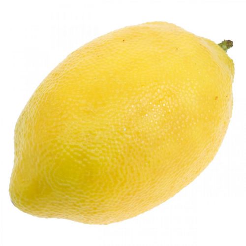 Floristik24 Frutta artificiale, limone, frutta decorativa L8,5 cm Ø5 cm 4 pezzi
