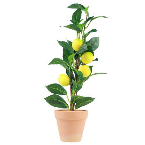 Prodotto Pianta artificiale di limone in vaso 42 cm