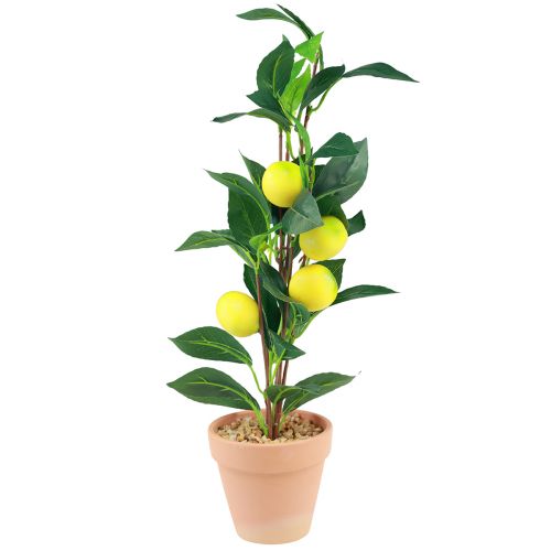 Prodotto Pianta artificiale di limone in vaso 42 cm