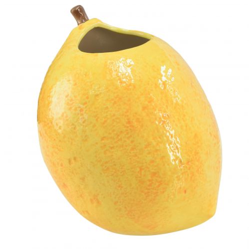Prodotto Vaso limone vaso in ceramica giallo limone mediterraneo H19cm