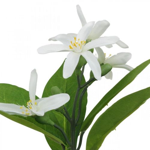 Floristik24 Ramo decorativo limone e fiori ramo artificiale decorazione estiva 26 cm 4 pezzi