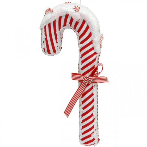 Floristik24 Bastoncino Di Zucchero Deco Grande Natale Rosso Bianco A Righe H36cm