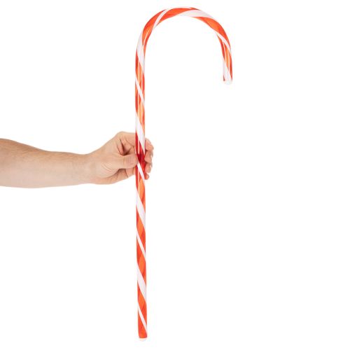 Decorazione natalizia artificiale a forma di bastoncino di zucchero, 60 cm, 3 pezzi | Floristik24.it