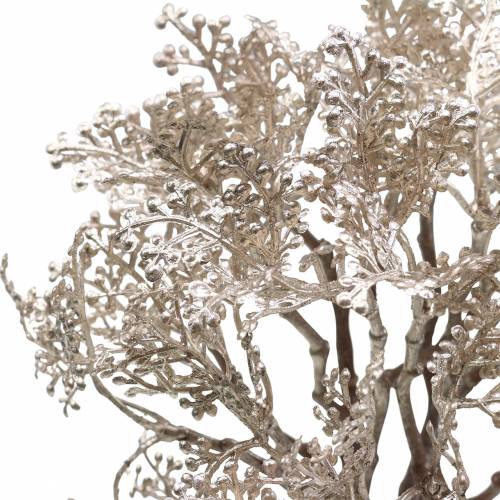 Floristik24 Ramo decorativo oro rosa metallizzato 62cm