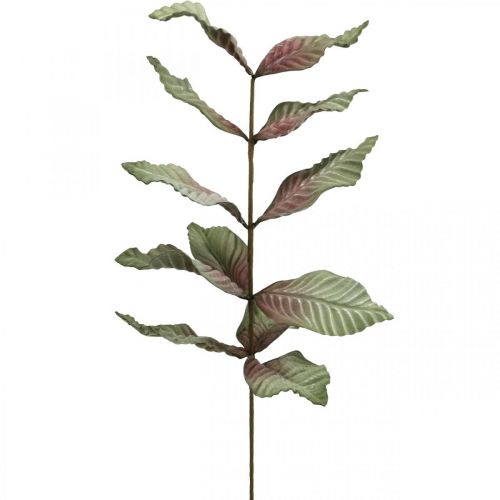 Prodotto Ramo decorativo per piante artificiali verde rosso marrone schiuma H68cm