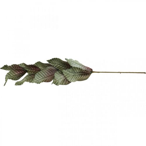 Prodotto Ramo decorativo per piante artificiali verde rosso marrone schiuma H68cm