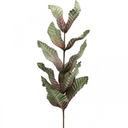 Prodotto Ramo decorativo per piante artificiali verde rosso marrone schiuma H68cm