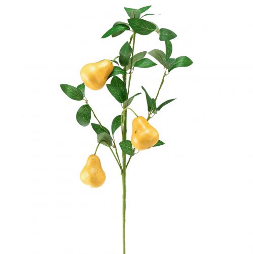 Prodotto Ramo decorativo artificiale ramo di pera decorazione ramo giallo 75 cm