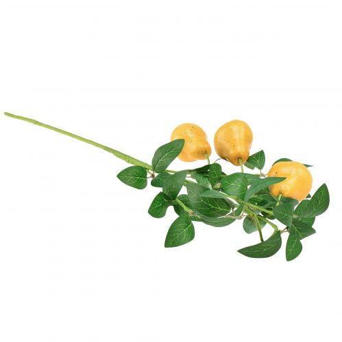 Prodotto Ramo decorativo artificiale ramo di pera decorazione ramo giallo 75 cm