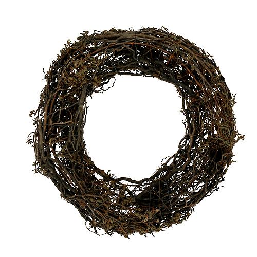 Ghirlanda di rami Ø25cm 2pz. Natura