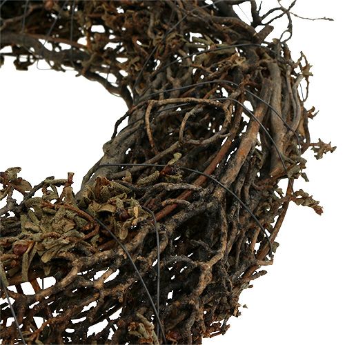 Ghirlanda di rami Ø25cm 2pz. Natura