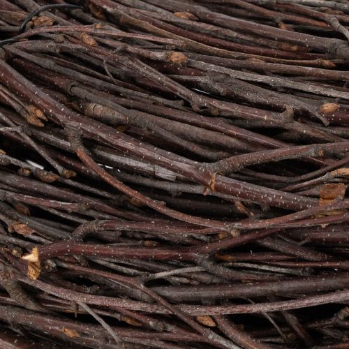 Prodotto Ghirlanda decorativa classica in salice per composizioni creative, 59 cm